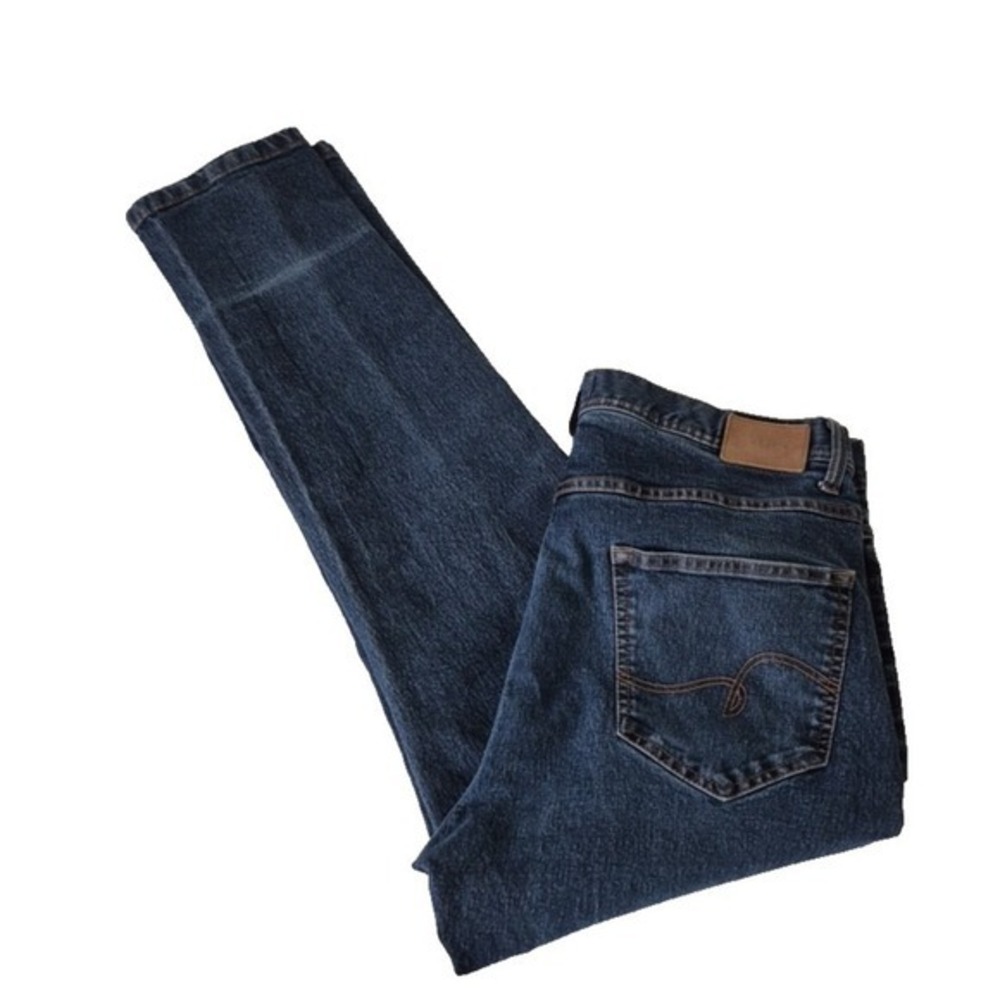 Rohm  Selvedge  Jeans Mens 36x31 Blue Slim Selvedge Stretch Tapered Leg Grunge
